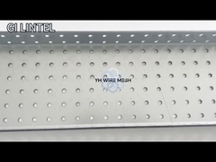 0Folha de alumínio perforada decorativa com furo de.8 mm para filtração de líquidos