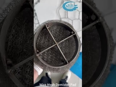 304 SS Mesh Demister Pad Eliminador de Neblina Durável Para Sistemas Químicos de Gás de Óleo