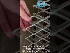 Malha de Metal Expandido de Alumínio — Demonstração em Vídeo do Produto