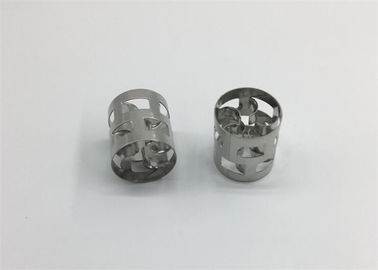 AISI304 Metal Random Packing Low Pressure Drop For Distillation Tower 50mm