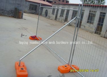 Removable Construction Temporary Mesh Fencing Galvanized Steel Pipes Frame