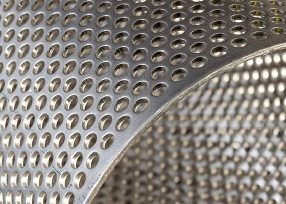 Durable Stainless Steel Galvanized Perforated Wire Mesh For Construction