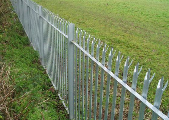 O Pvc do Euro revestiu a cerca de aço W Pale For Garden da paliçada de 1.8*2.75m