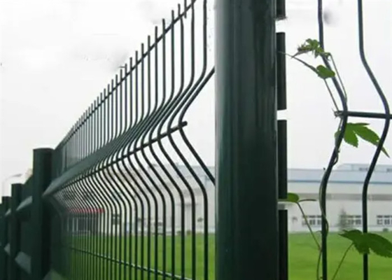Cercas curvas 3D galvanizadas por imersão quente para jardim de casa da escola ou playground