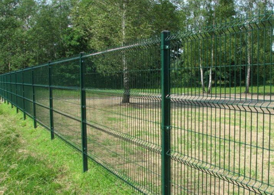 O OEM que 3D curvou o pó revestiu a cerca de aço Panel do triângulo 3D 2*2.5m 4.0mm