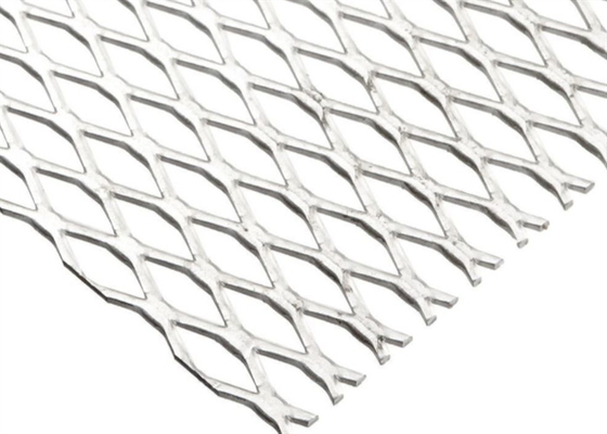 PVC de 10 * de 20mm Diamond Hole Expanded Wire Mesh revestido para o teto decorativo