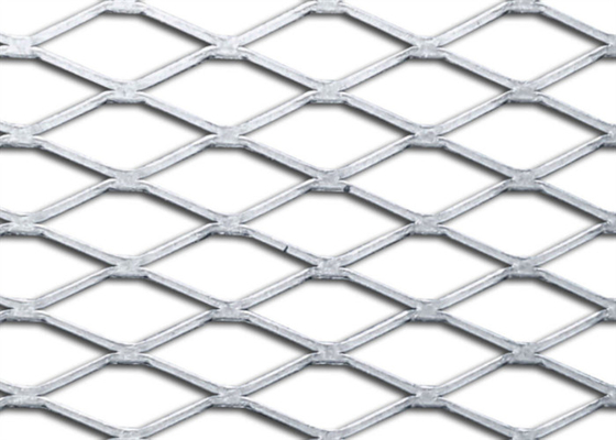 Fio de metal expandido galvanizado Mesh With Diamond Hole 25 * 50mm 1,2 * 2.4m