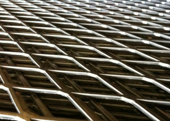 Metal expandido galvanizado Mesh Sheet For Security OEM do furo de 30 * de 60mm