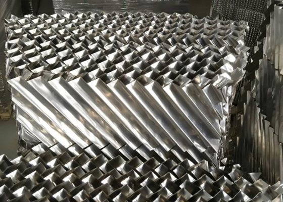 Embalagem estruturada de metal de destilação de 700C para uma embalagem estrutural eficiente