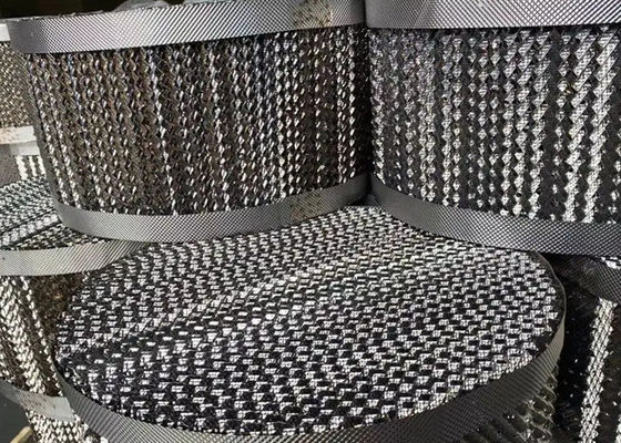 Embalagem SS304 ondulada da estrutura do metal para torres de destilação