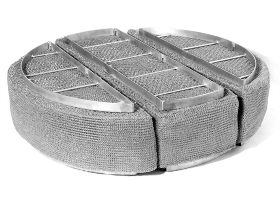 Ss 304 Demister Pad Melhorar a eficiência de filtragem com 99,9% de classificação de filtragem