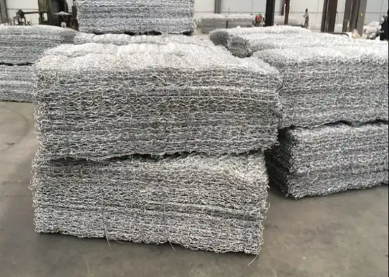 Caixa de Gavião revestida de PVC com buraco quadrado revestida de zinco 220-270g