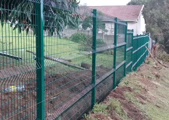 Painéis de vedação de malha de arame galvanizado galvanizado a quente 75*150mm