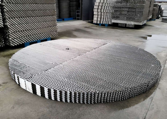 Aço inoxidável 304 embalagem estruturada regular para torre de fracionamento