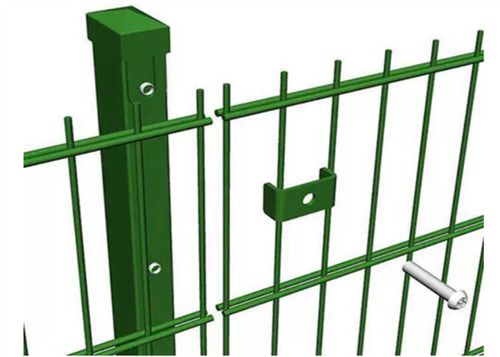 Cercas de arame galvanizado de duplo laço para jardins 55*100mm