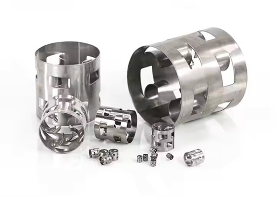 25*25*0,3mm Pall Ring Metal Tower Packing para lavagem a gás SS304