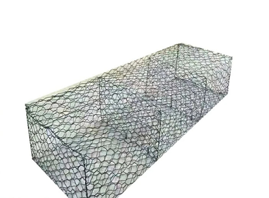 Parede de retenção de caixa de gabião hexagonal para controlo de inundações fluviais 3*1*1m