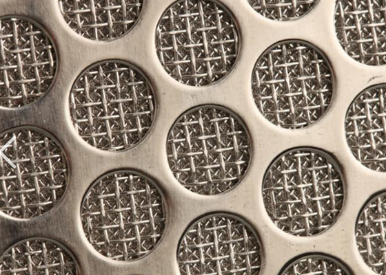Rede de arame perforado de aço inoxidável para descoloração e cilindro de filtro