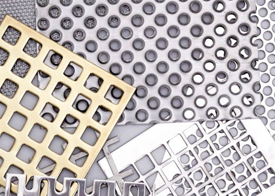 Aço com baixo teor de carbono, malha de arame perforada perfurada para filtro de tela