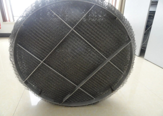 316 SS Wire Mesh Demister Pad Separação durável de vapor e líquido para uso industrial
