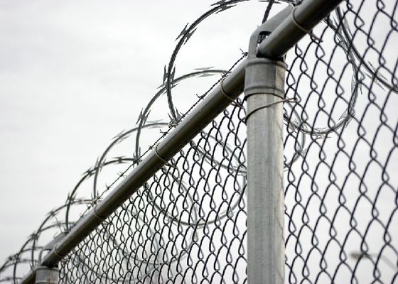 Concertina Razor Wire Coil Design de lâmina afiada para prevenção de intrusão