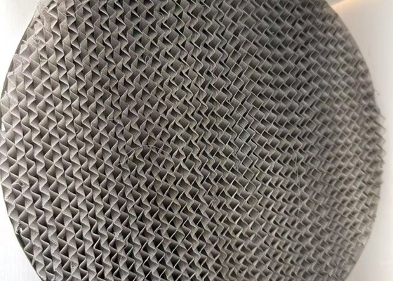 Embalagem estruturada em metal de alta eficiência, baixa queda de pressão, alta capacidade, resistente à corrosão