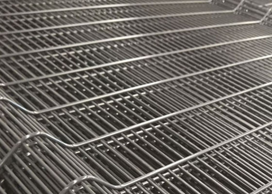 Cercas de segurança galvanizadas a quente para campos privados 1,8*2,5m