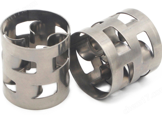 Aço inoxidável Pall Ring Metal embalagem aleatória baixa queda de pressão