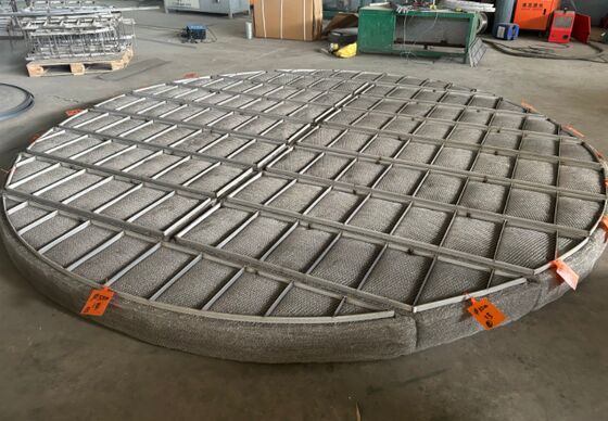 Pad Demister de malha de arame tricotado para equipamento petroquímico e de refinaria