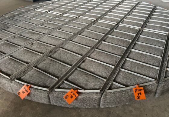 Eliminador de névoa de rede de fios de malha de malha de malha de malha para purificação de gás OEM