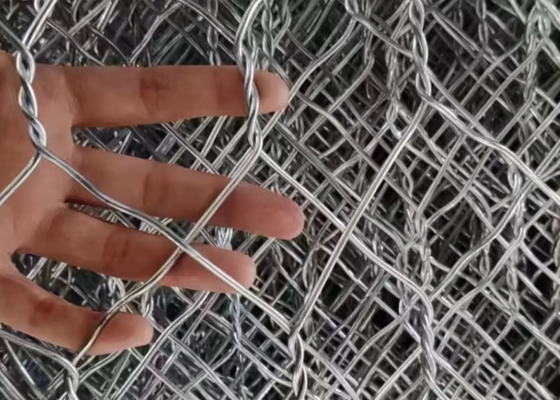 Caixa de pedra galvanizada de gavião para proteção de rios 2*1*1m