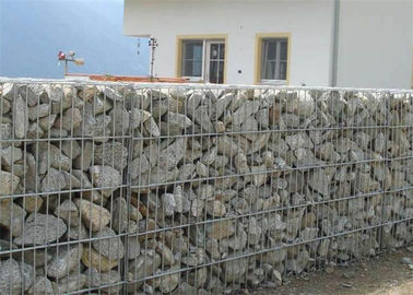 Anti zinco durável da rede de arame de Gabion da corrosão revestido para a proteção da inclinação