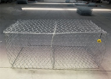 rede de arame de 2.2mm 60x80mm Gabion para a parede de Gabion do banco de rio