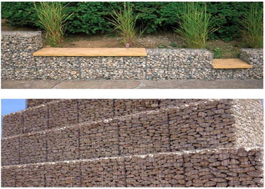 2x1x1m Gabion Basket Wire Mesh ASTM A974 padrão para rio