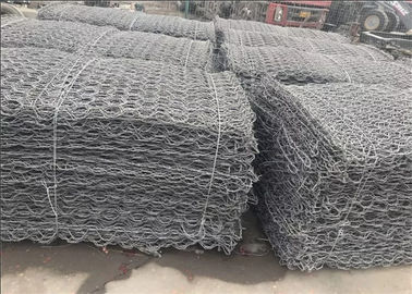 Cestas enchidas rocha da rede de arame de Gabion da parede da retenção
