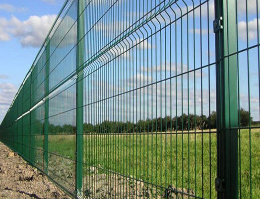 A curva 3d galvanizada do mergulho quente soldou o fio Mesh Fence Panel