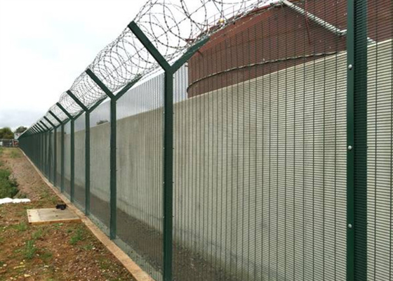 Segurança de Clearvu 358 da visão clara que cerca a anti escalada para o campo de esporte