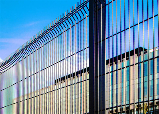 Vu claro 358 Mesh Security Fencing Green Coated soldado/1.2*2.5m galvanizado